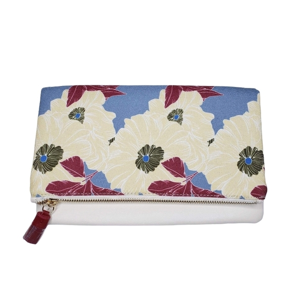 Rachel Pally | Floral Cream Reversible Clutch - Picture 1 of 6